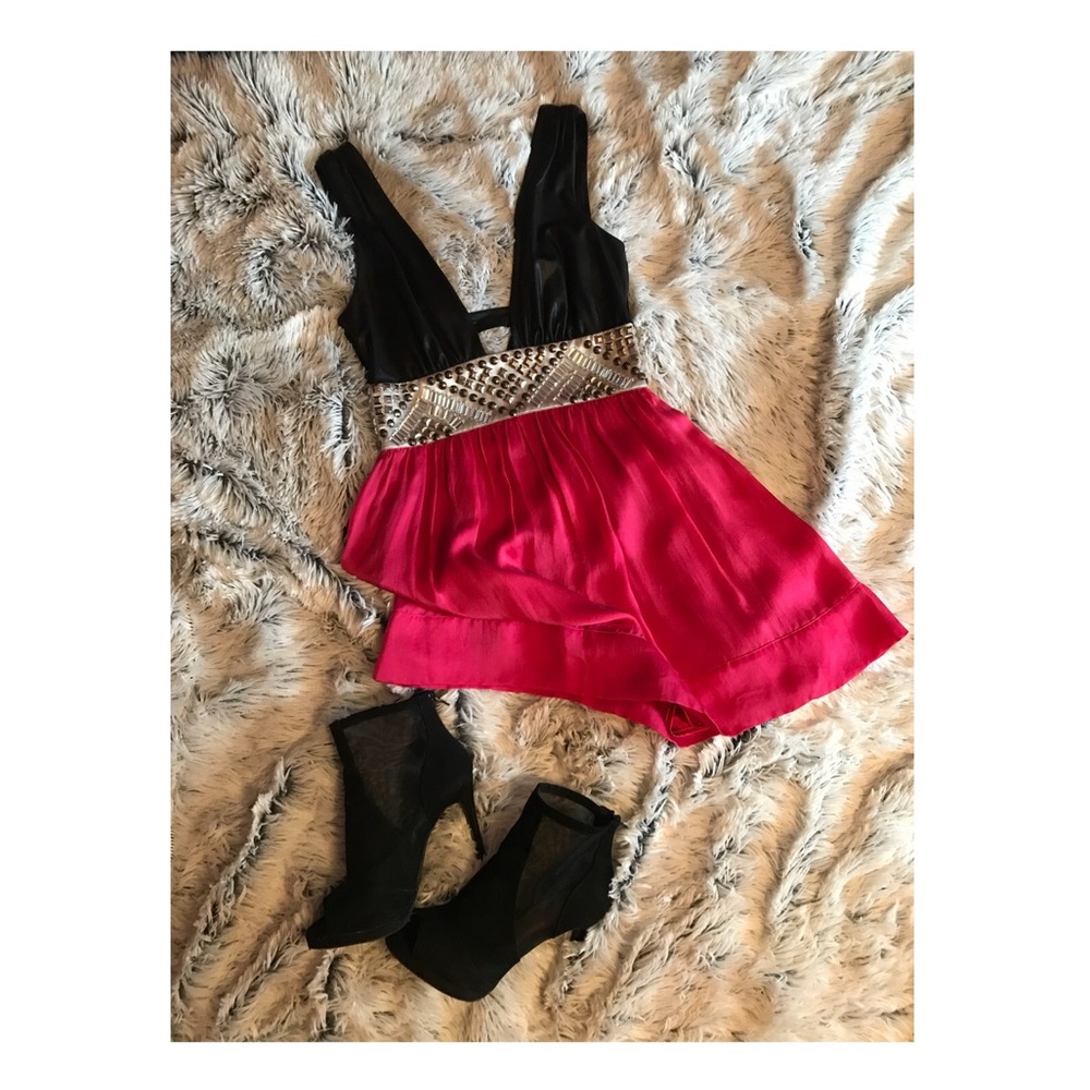 Bebe Studded Dress